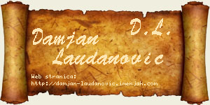 Damjan Laudanović vizit kartica